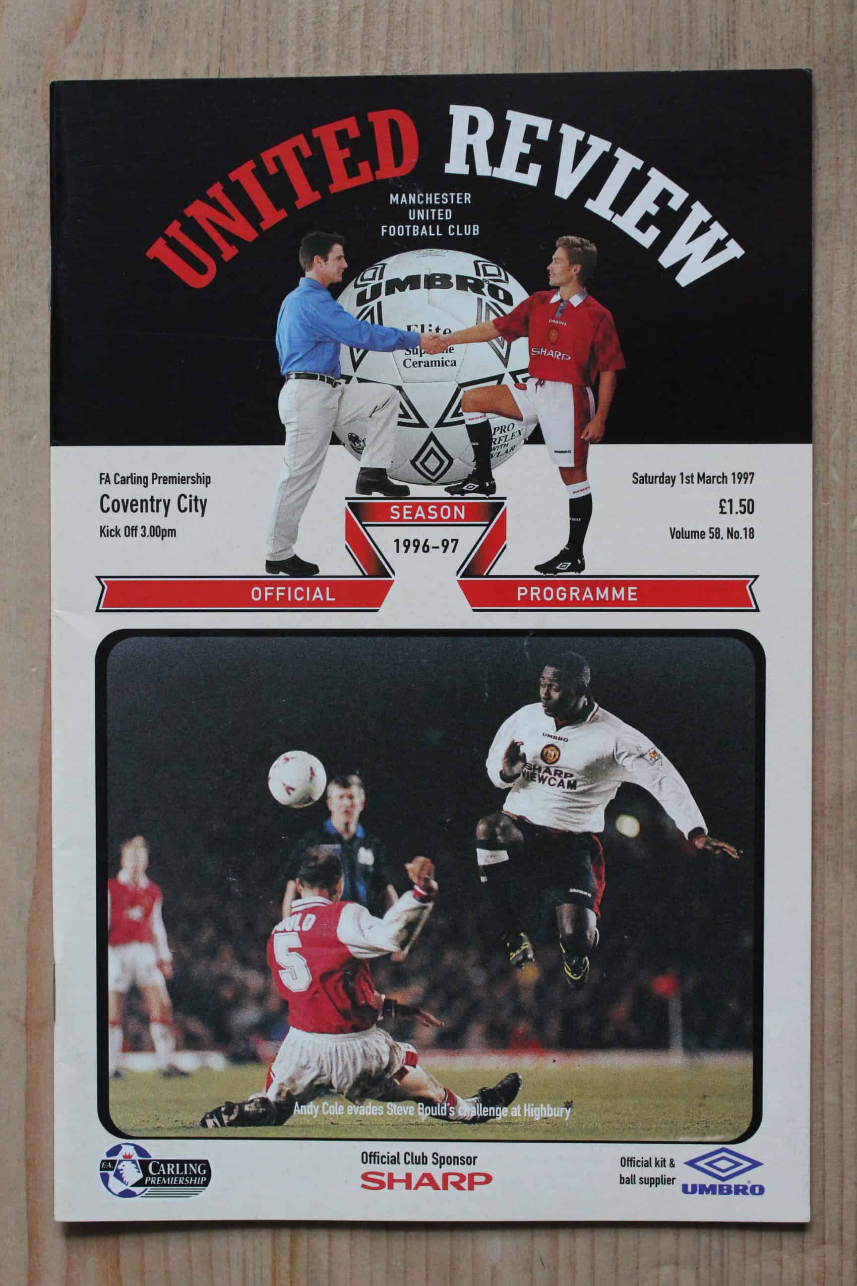 Manchester United FC v Coventry City FC